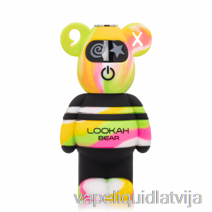 Lookah Bear 510 Baterija Rozā Tie Dye Vape šķidrums